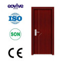 Eco-friendly material PVC apartment wooden door design